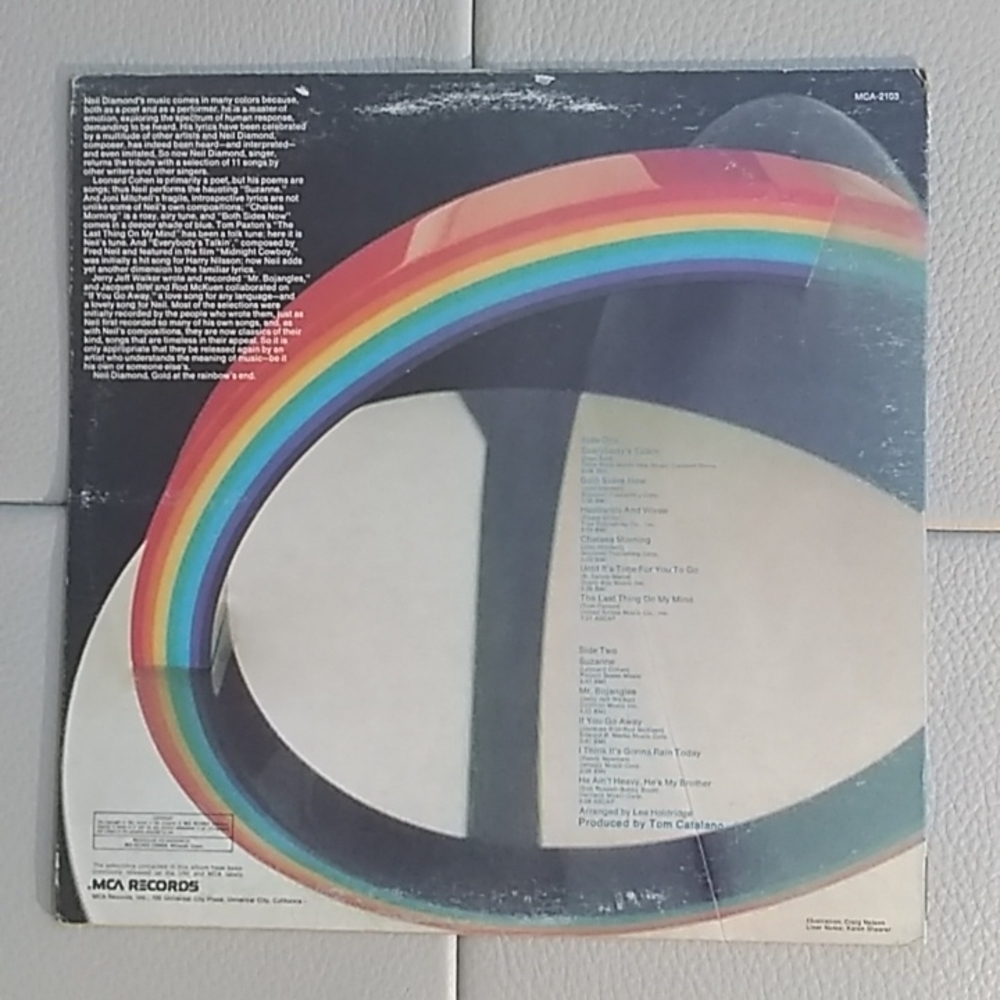 Neil Diamond - Rainbow LP - Picture 2 of 4